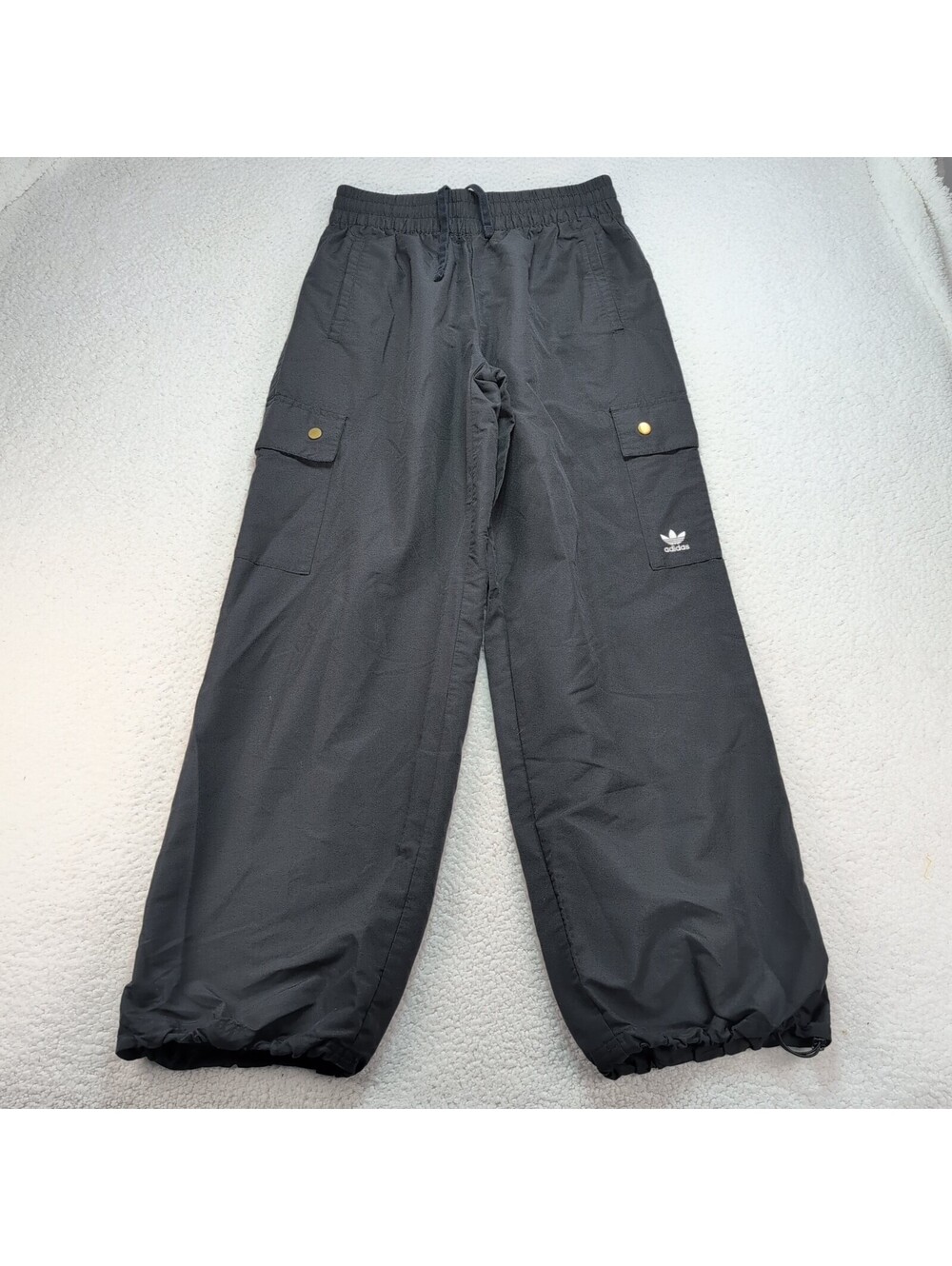 adidas Originals Essentials Woven Cargo Pants Women’s M Black IX9974